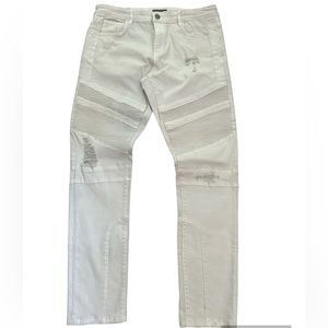 Tan Embellish Jeans size 34 X 34